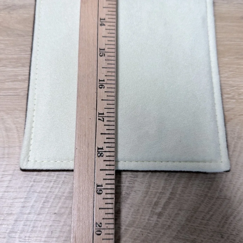 Ross-Simons Jewelry Travel Pouch Organizer Foldable Storage Case Brown